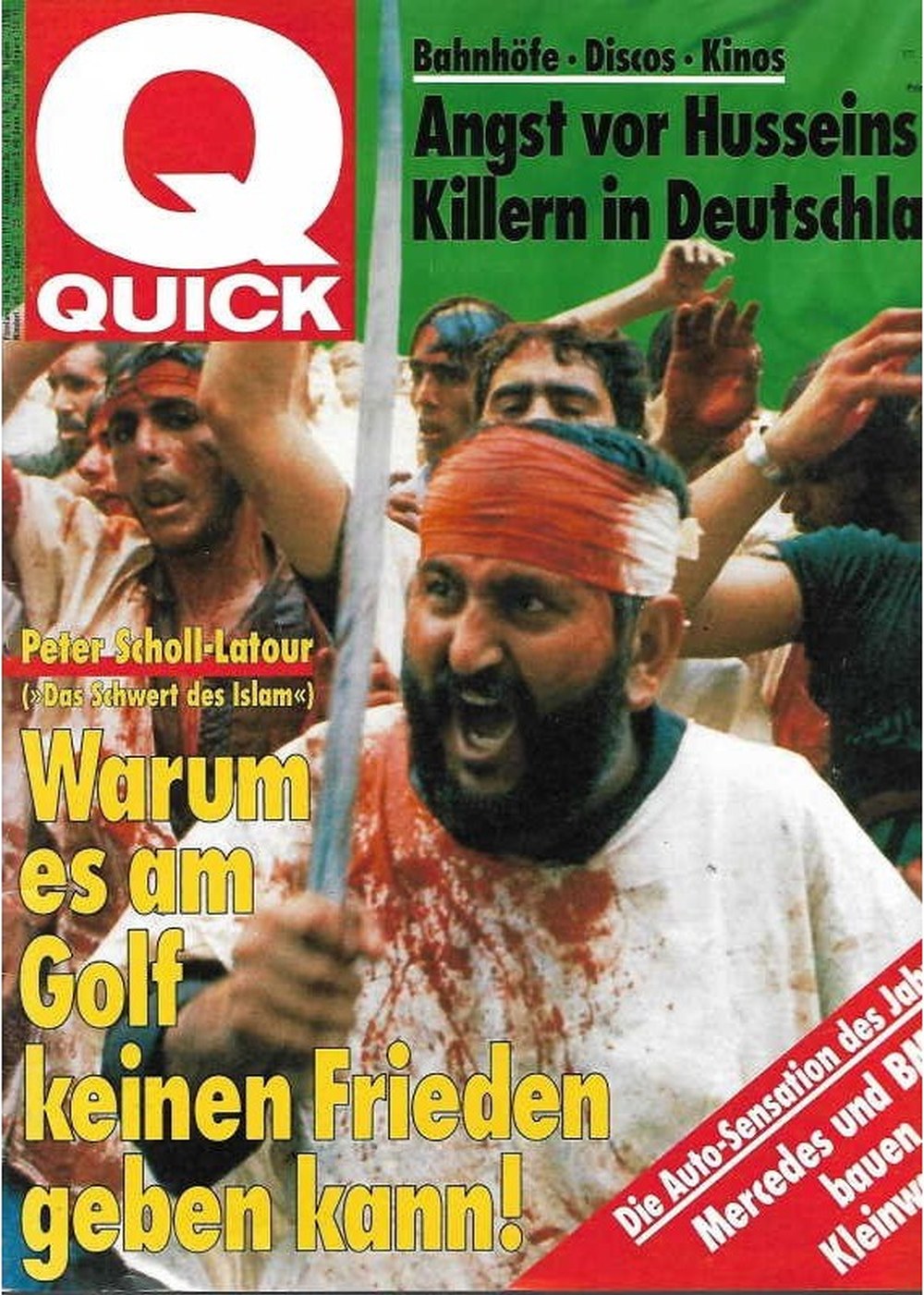 Quick Magazin Deutschland 1991-04 Peter Scholl-Latour