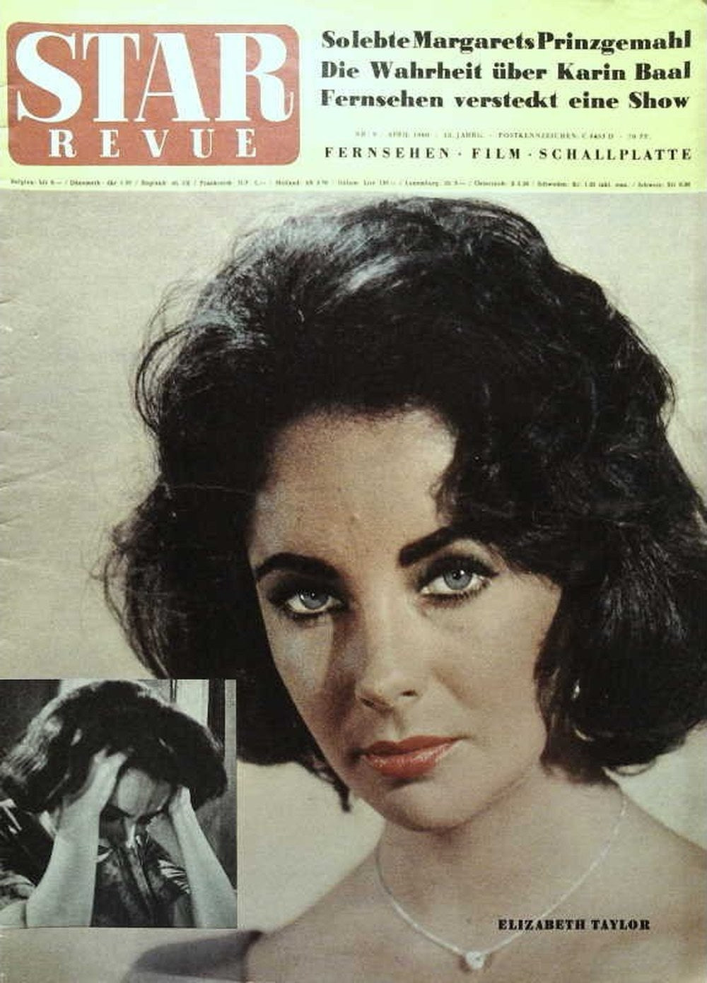 Revue Magazin Deutschland 1960-09 Elizabeth Taylor Karin Baal Princess Margaret