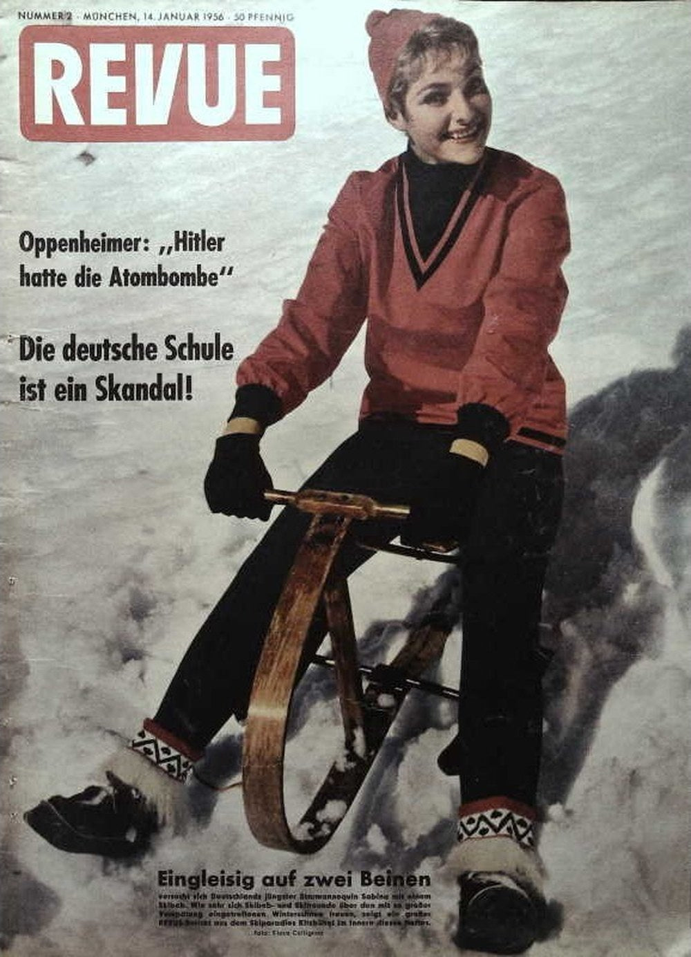 Revue Magazin Deutschland 1956-02 J. Robert Oppenheimer