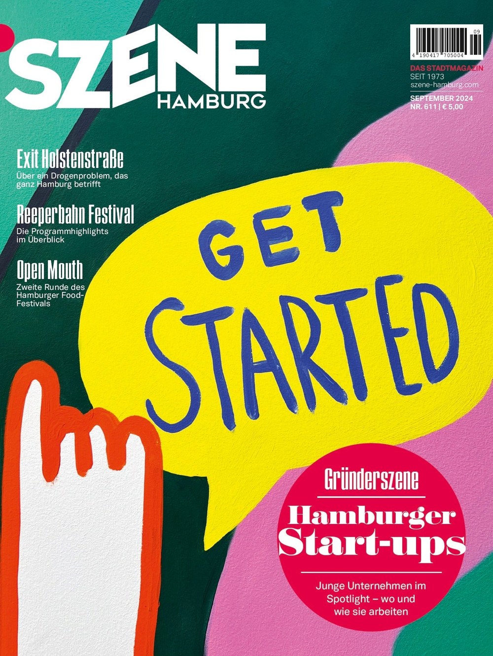 Szene Magazin Deutschland 2024-09 Gründerszene Start-ups Holstenstraße
