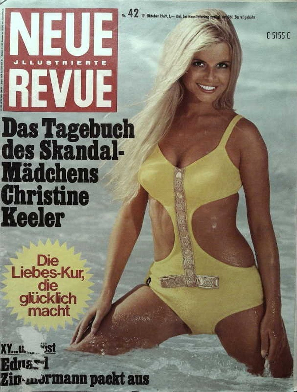 Neue Revue Magazin Deutschland 1969-42 Christine Keeler Eduard Zimmermann