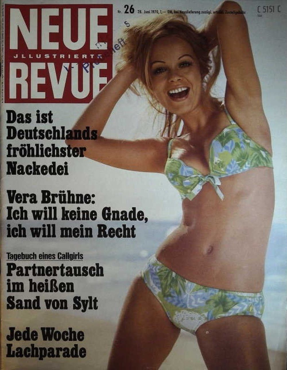 Neue Revue Magazin Deutschland 1970-26 Vera Brühne