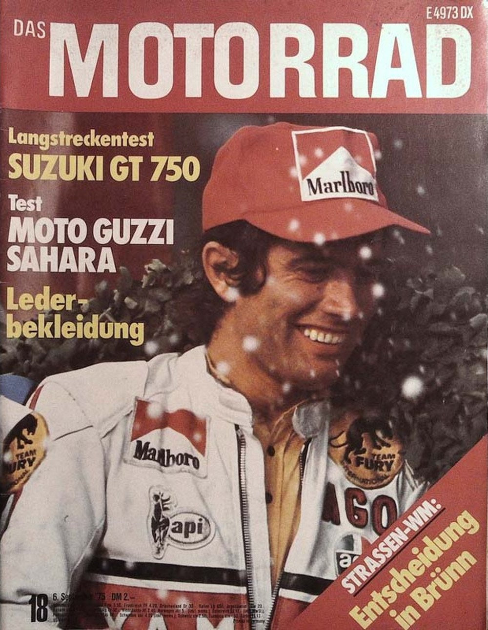 Motorrad Magazin Deutschland 1975-18 Giacomo Agostini