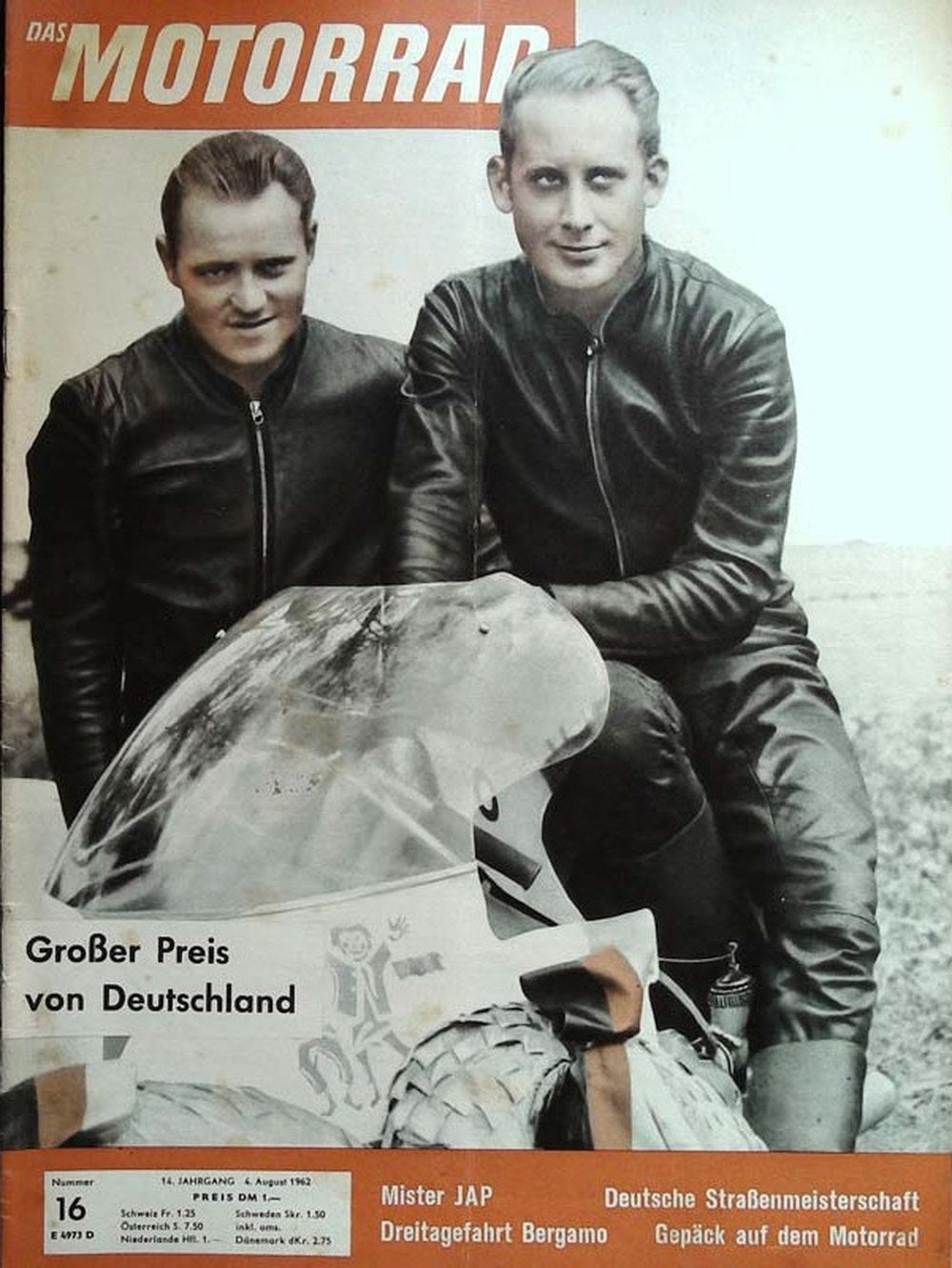 Motorrad Magazin Deutschland 1962-16 Großer Preis Von Deutschland Motorradrennen Deutsche Straßenmeisterschaft