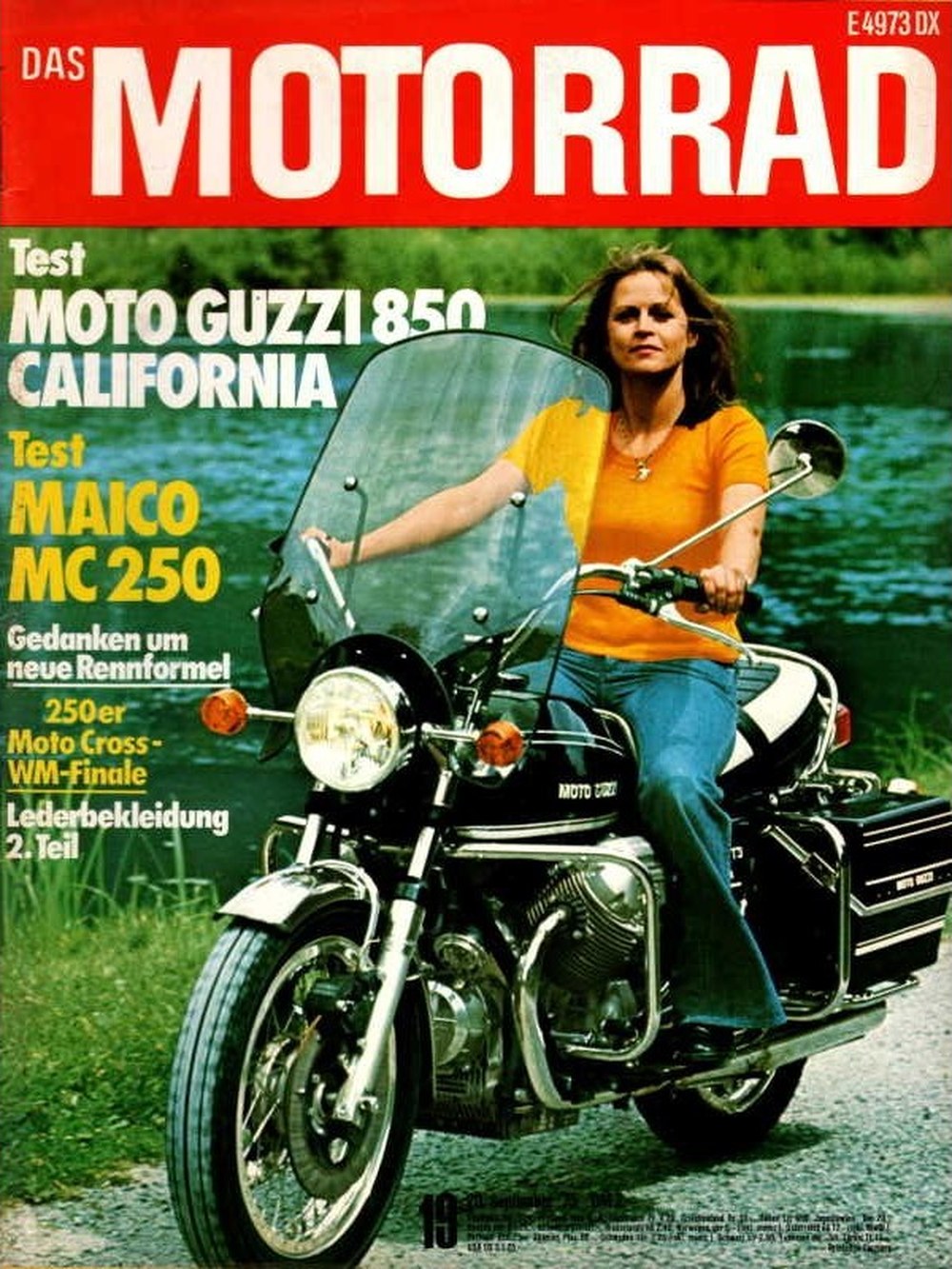 Motorrad Magazin Deutschland 1975-19 Moto Guzzi 850 California Maico MC 250 Motorradtest