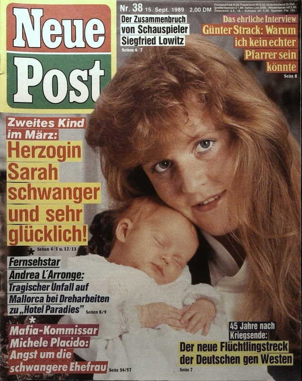Neue Post Sonderheft Magazin Deutschland 1989-38 Sarah Ferguson Siegfried Lowitz Günter Strack Andrea L'Arronge Michele Placido