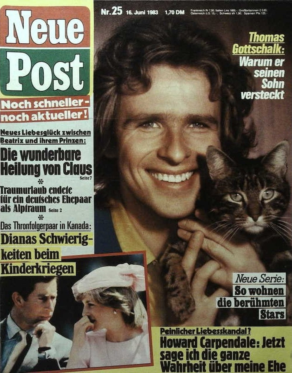 Neue Post Sonderheft Magazin Deutschland 1983-25 Thomas Gottschalk Diana, Princess Of Wales Prince Charles Beatrix Of The Netherlands Claus Von Amsberg