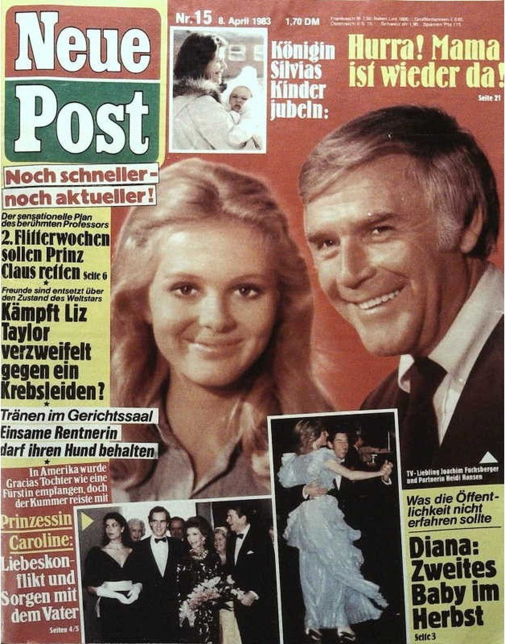 Neue Post Sonderheft Magazin Deutschland 1983-15 Joachim Fuchsberger Heidi Hansen Princess Caroline Of Monaco Princess Diana Liz Taylor