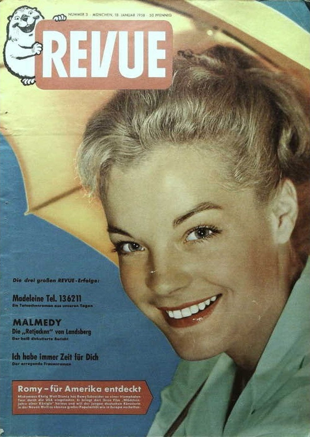 Neue Revue Magazin Deutschland 1958-03 Romy Schneider