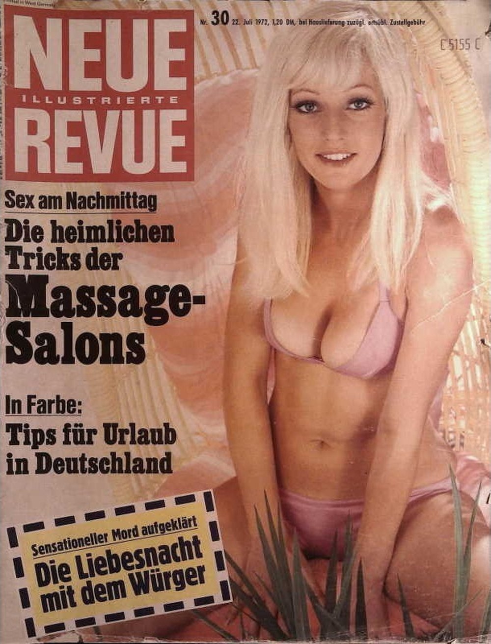 Neue Revue Magazin Deutschland 1972-30 Massagesalons Urlaubstipps Deutschland True Crime