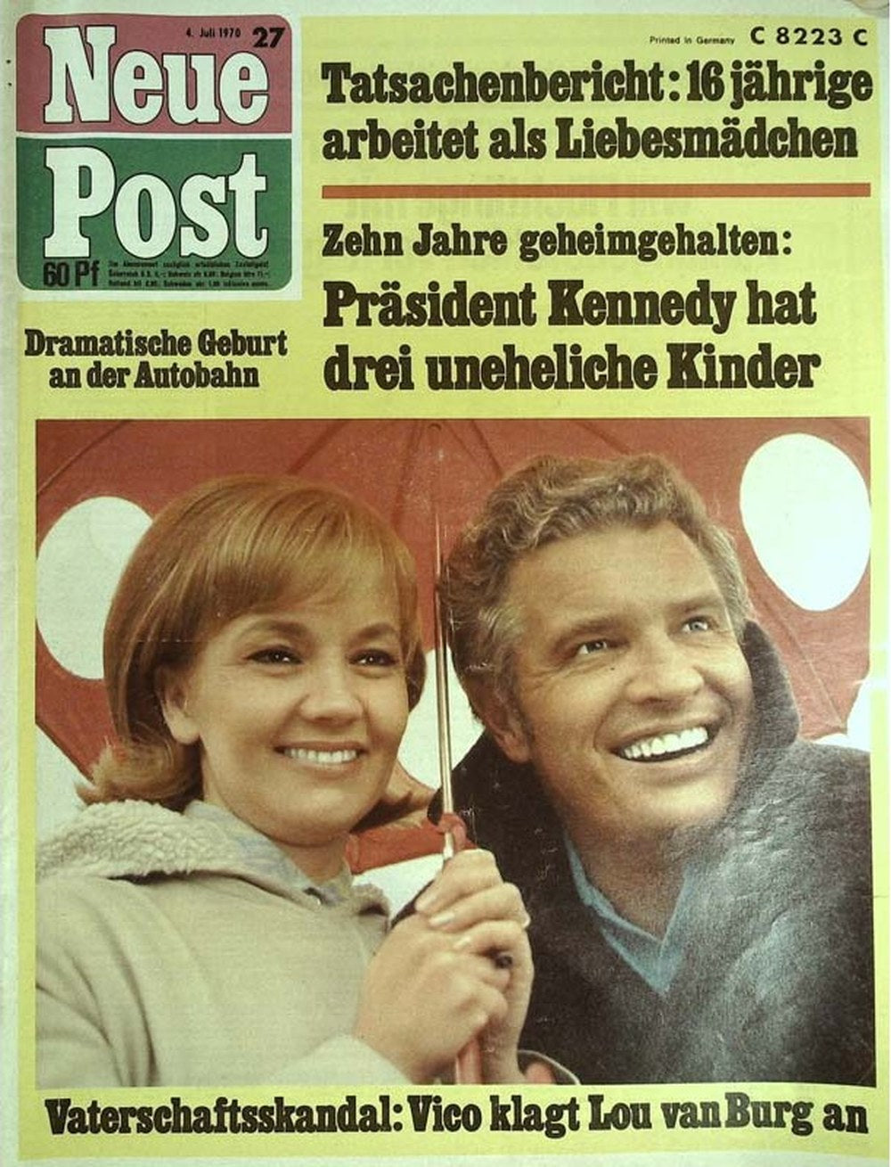 Neue Post Sonderheft Magazin Deutschland 1970-27 Vico Torriani Lou Van Burg John F. Kennedy