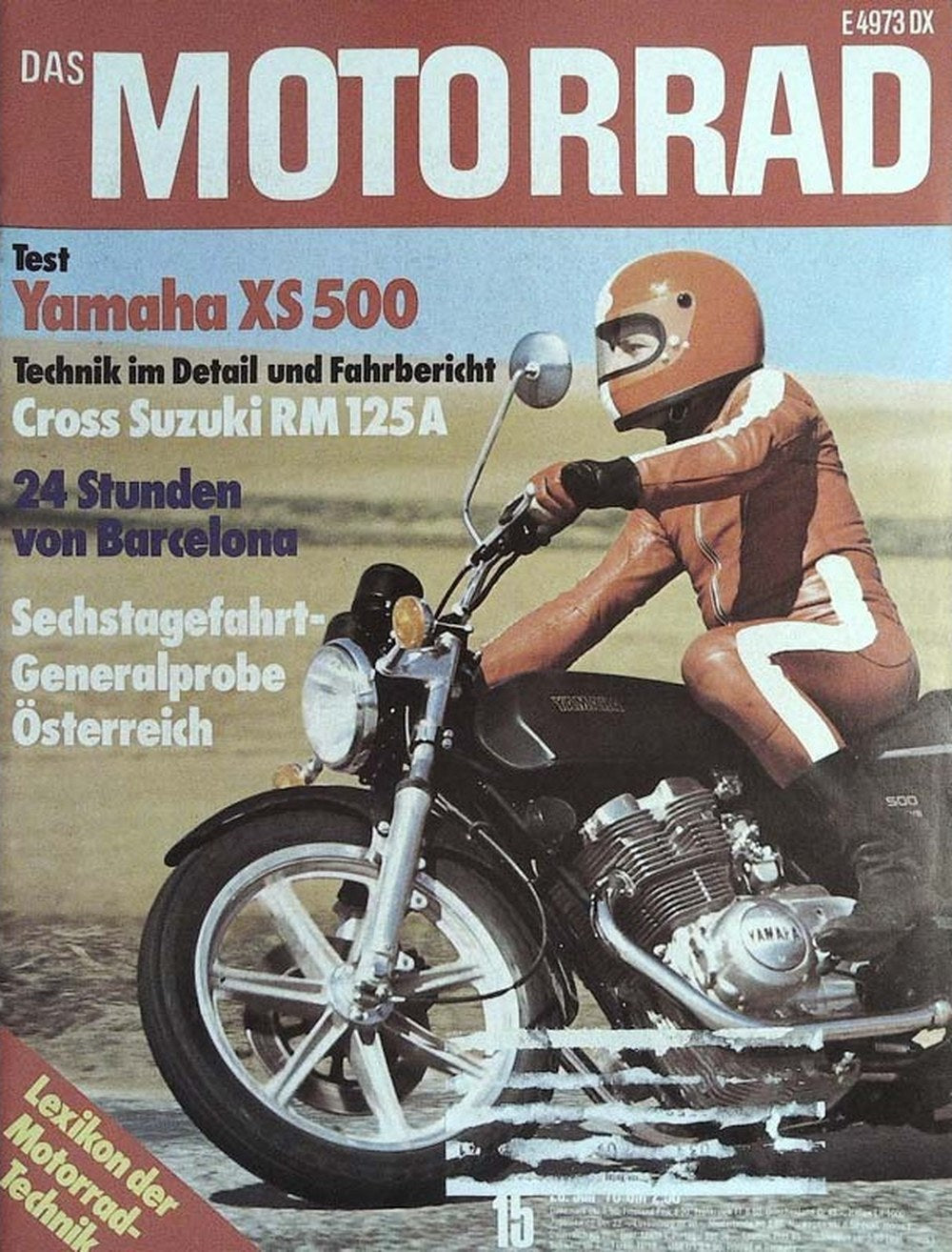 Motorrad Magazin Deutschland 1976-15 Yamaha XS 500 Suzuki RM 125A Motorradtest