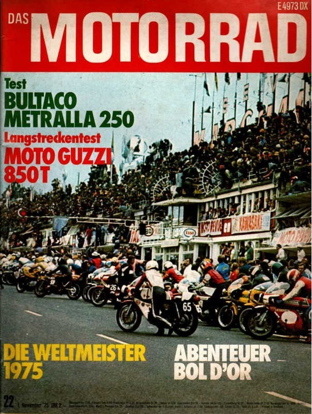Motorrad Magazin Deutschland 1975-22 Bultaco Moto Guzzi