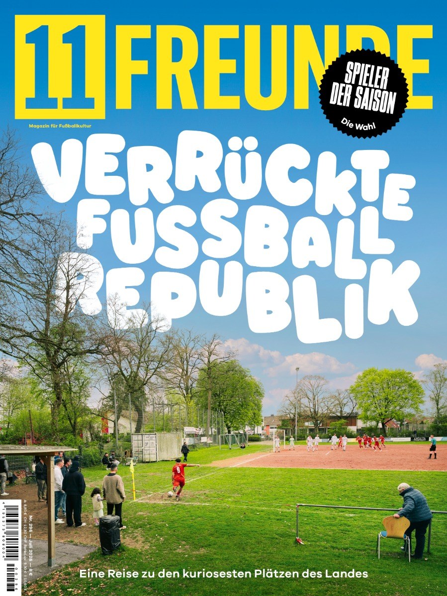 11 Freunde Magazin Deutschland 2026-296 Amateurfußball Fußballkultur Skurrile Fußballplätze