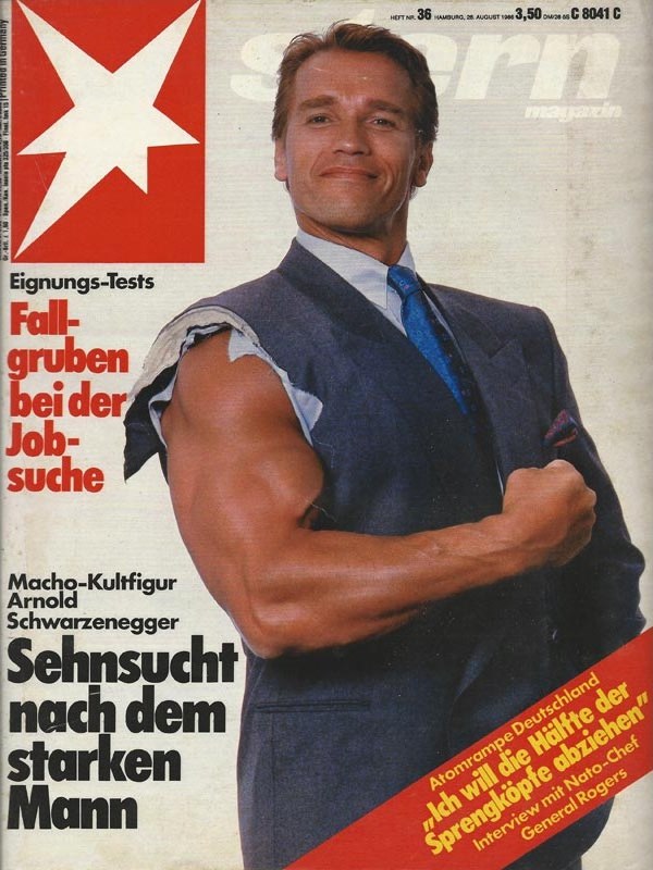 Stern Magazin Deutschland 1981-44 Arnold Schwarzenegger General Bernard W. Rogers