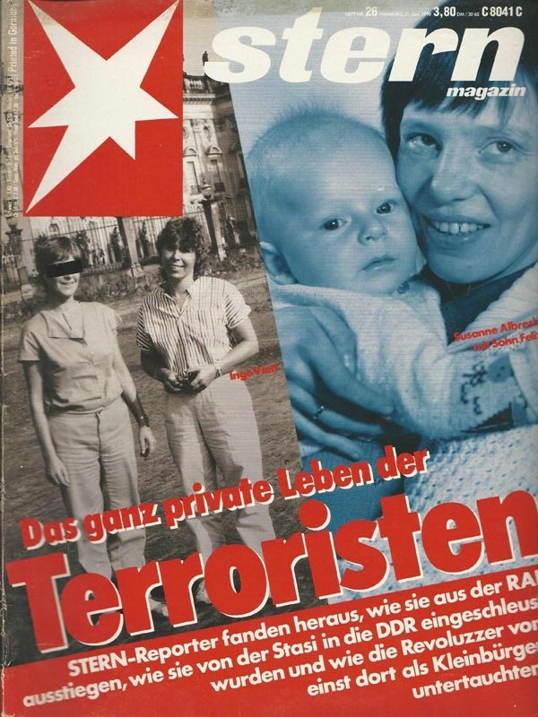 Stern Magazin Deutschland 1990-26 Susanne Albrecht Inge Viett Red Army Faction