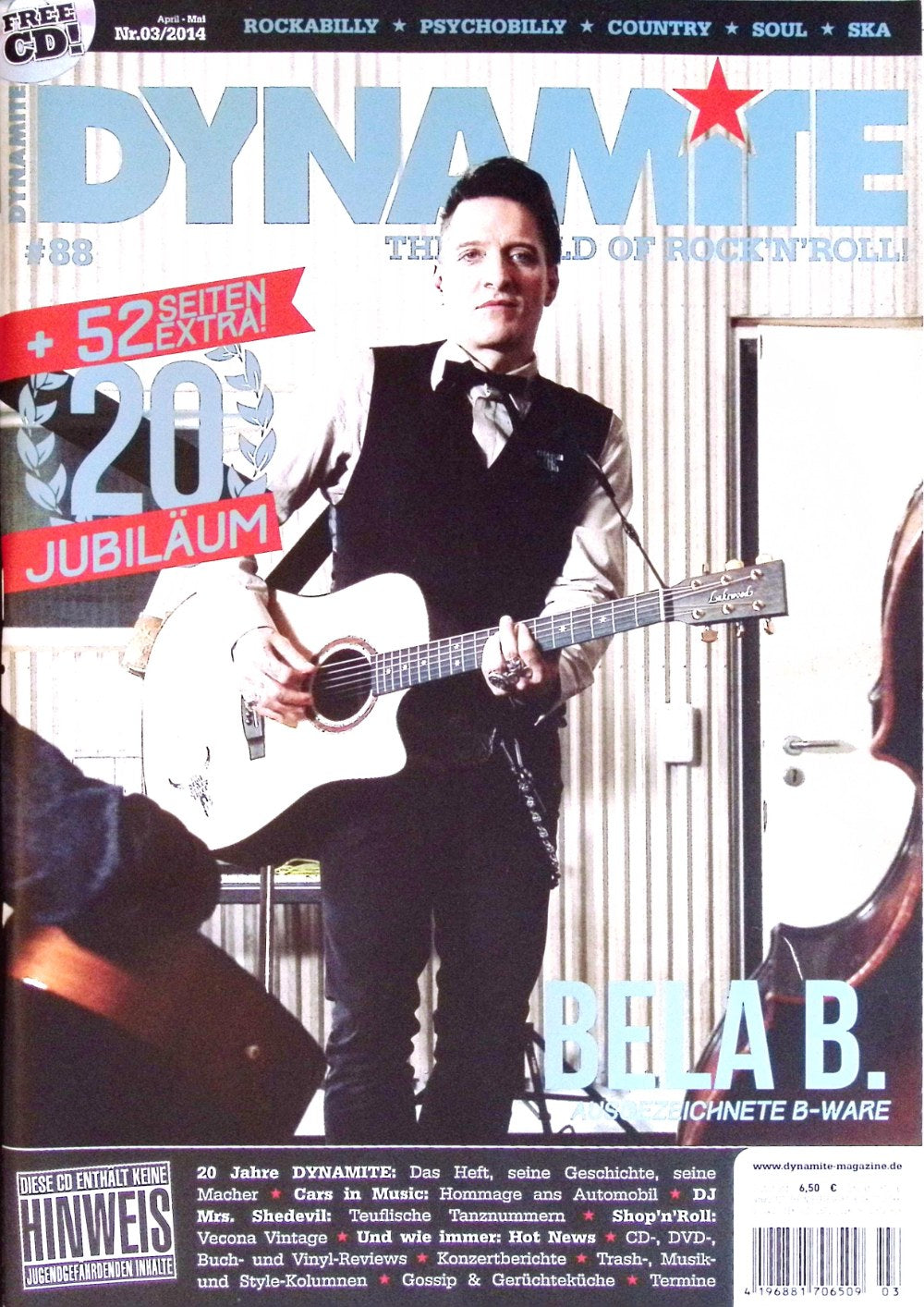 Dynamite Magazin Deutschland 2014-03 Bela B. Die Ärzte #88