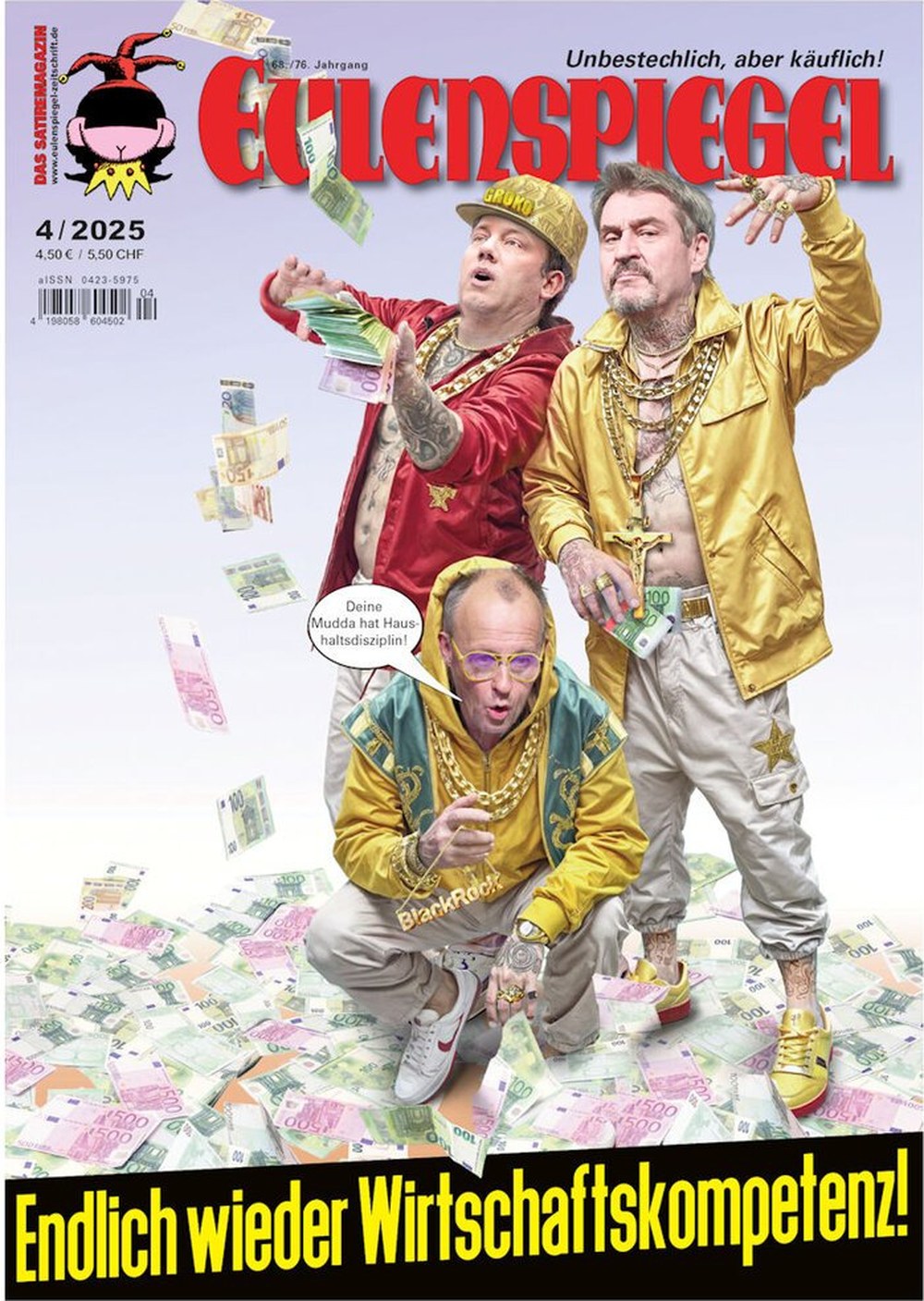 Eulenspiegel Magazin Deutschland 2025-04 Robert Habeck Christian Lindner Friedrich Merz