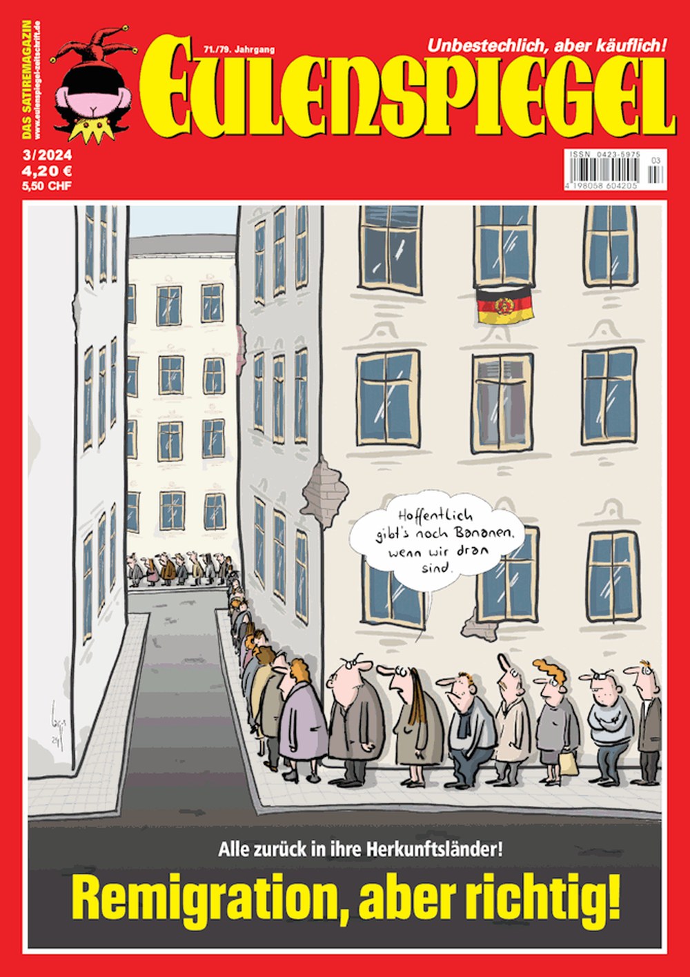 Eulenspiegel Magazin Deutschland 2024-03 Remigration DDR Ostalgie
