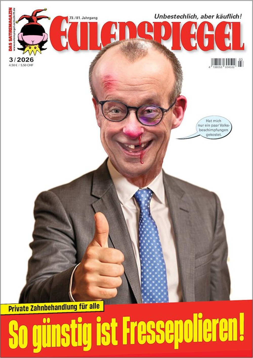 Eulenspiegel Magazin Deutschland 2026-03 Friedrich Merz