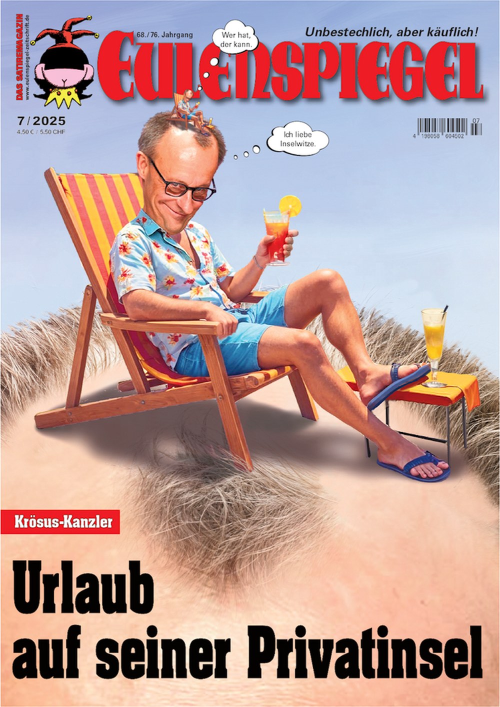 Eulenspiegel Magazin Deutschland 2025-07 Friedrich Merz