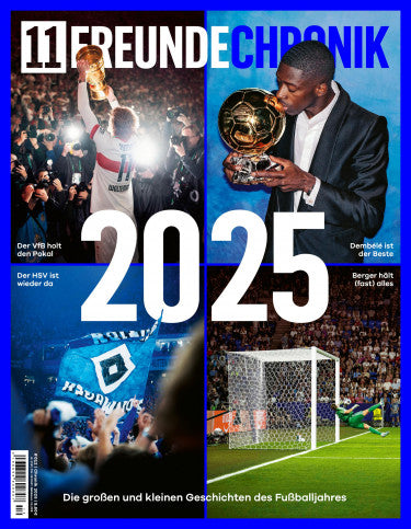 11 Freunde Chronik Magazin Deutschland 2025-12 Ousmane Dembélé Berger VfB Stuttgart Hamburger SV