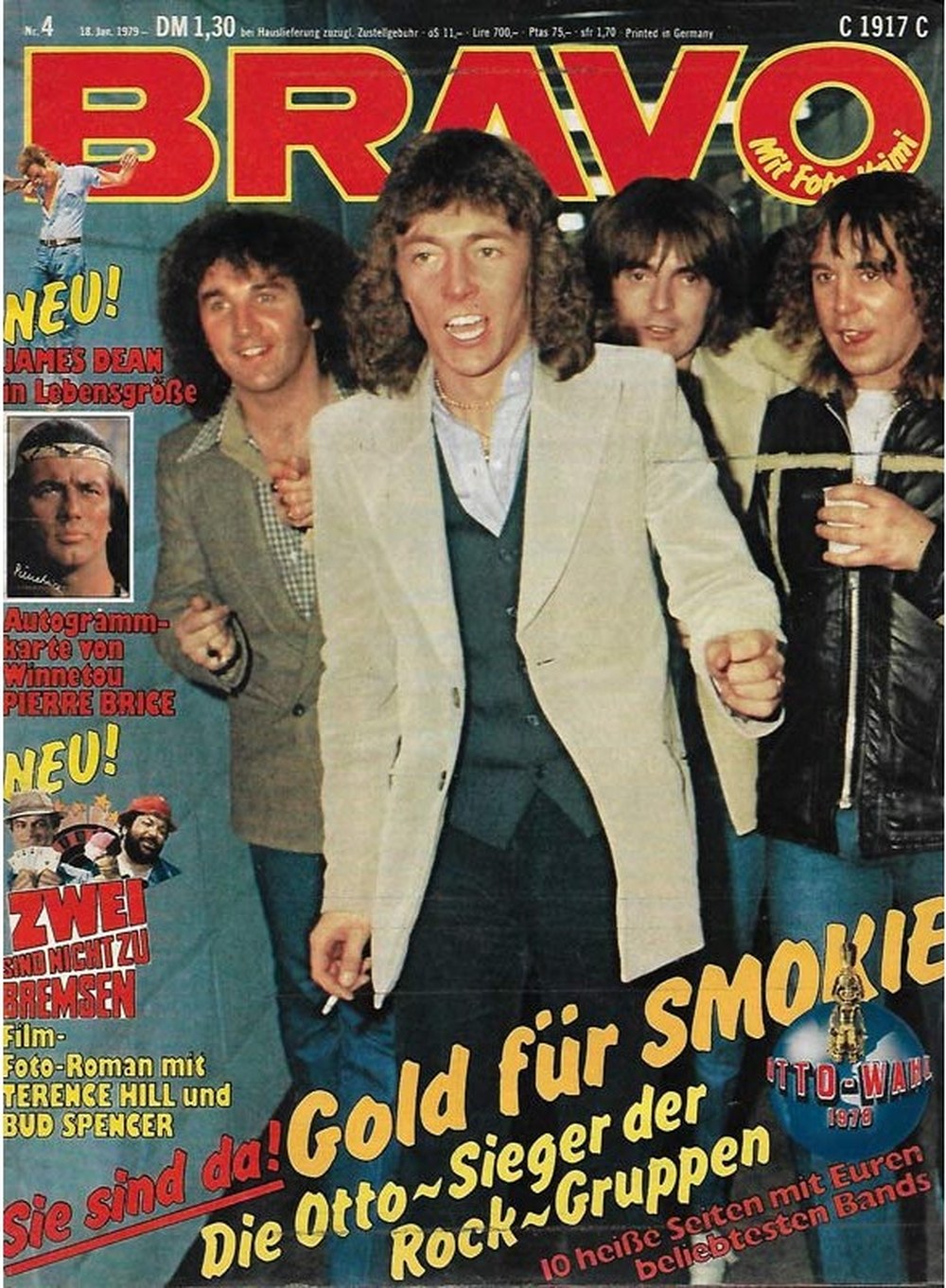 Bravo Magazin Deutschland 1979-04 Smokie James Dean Pierre Brice Terence Hill Bud Spencer