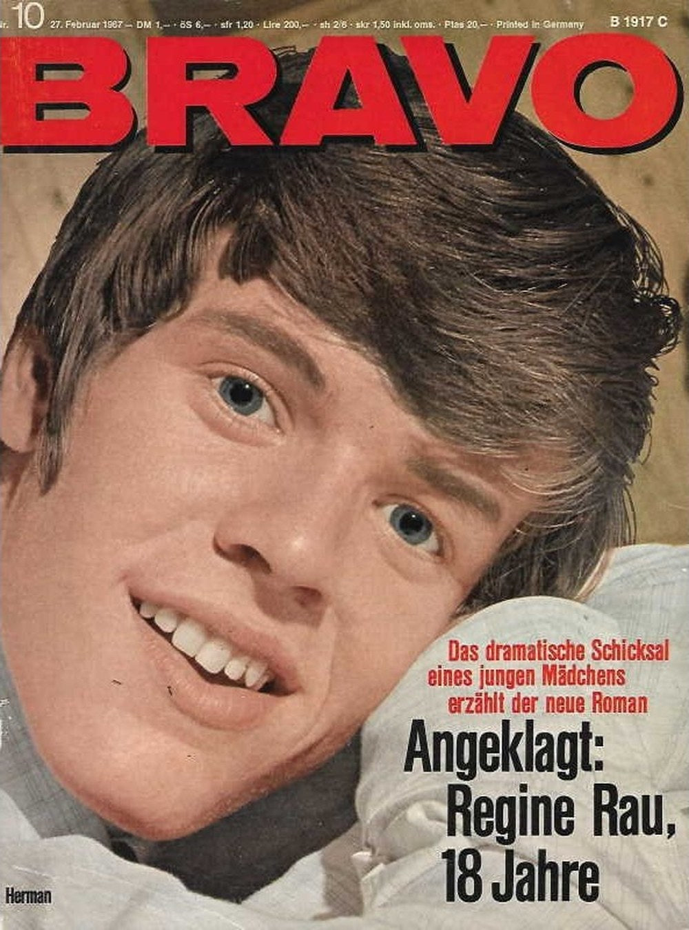 Bravo Magazin Deutschland 1967-10 Peter Noone Herman's Hermits