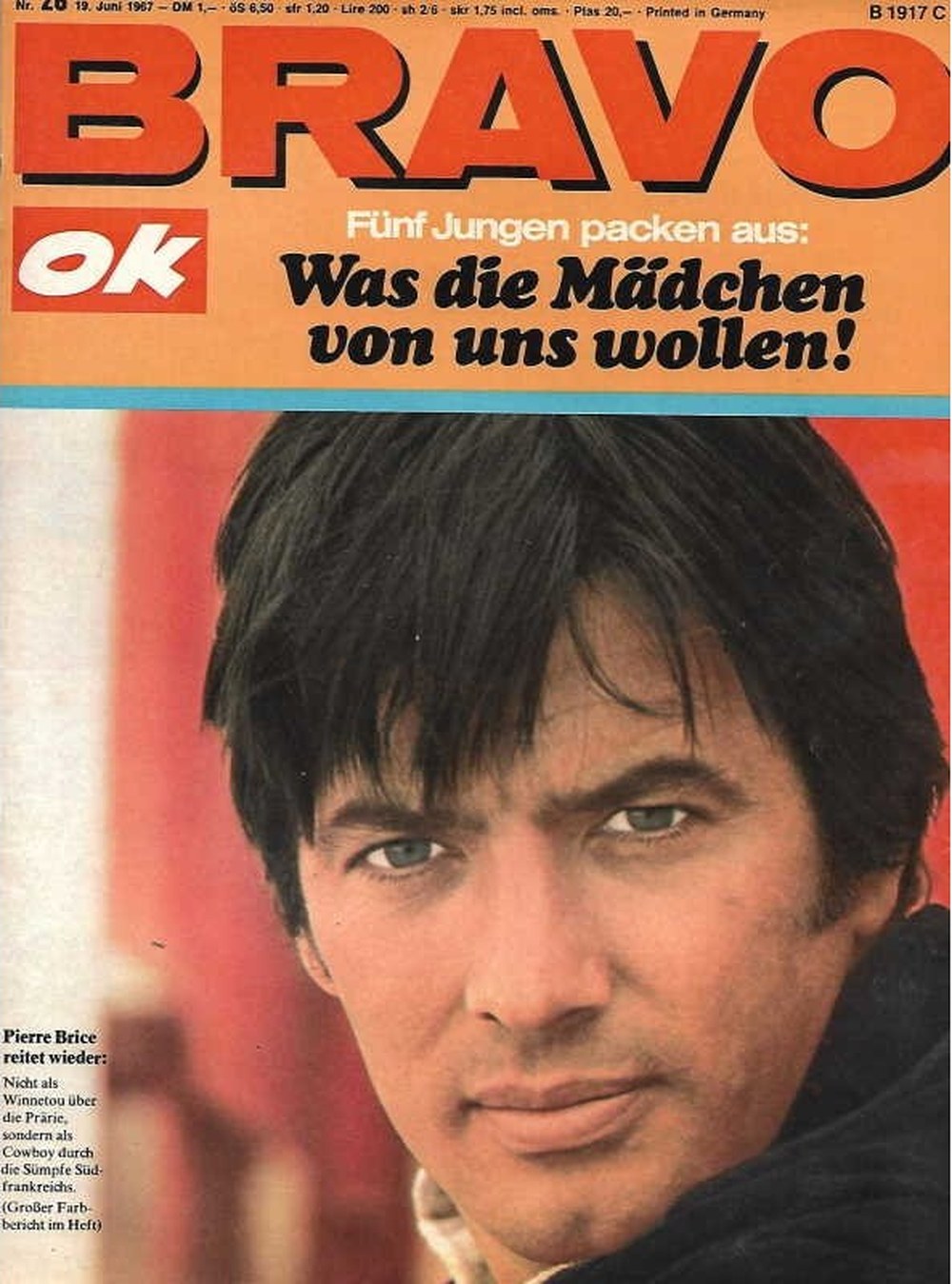 Bravo Magazin Deutschland 1967-26 Pierre Brice