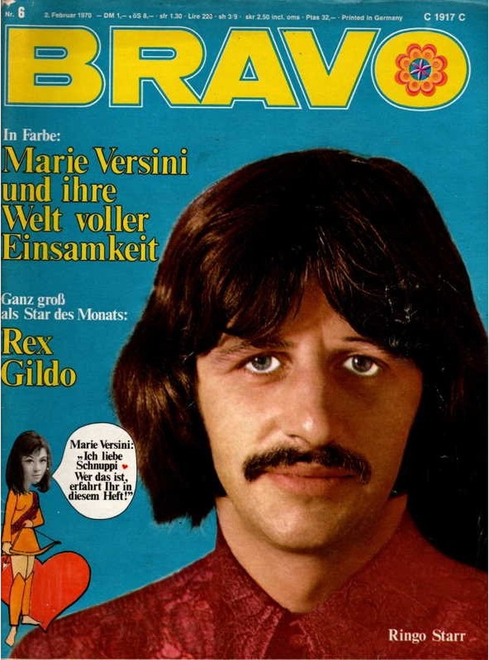 Bravo Magazin Deutschland 1970-06 Ringo Starr Marie Versini Rex Gildo