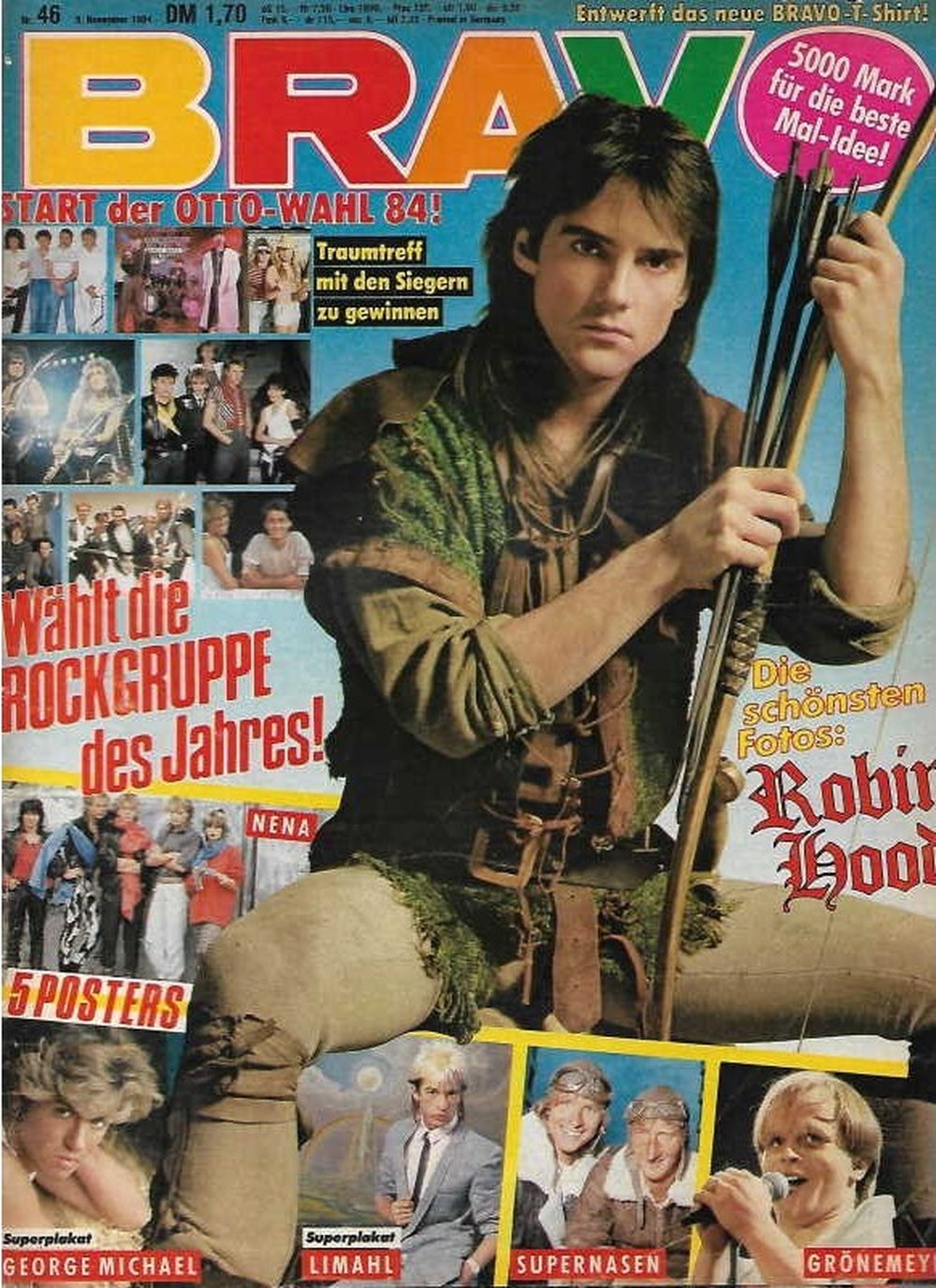 Bravo Magazin Deutschland 1984-46 Michael Praed Nena George Michael Limahl Herbert Grönemeyer