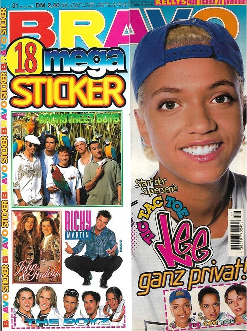 Bravo Magazin Deutschland 1997-31 Lee (Tic Tac Toe) Backstreet Boys Ricky Martin John & Paddy (The Boyz) Tic Tac Toe