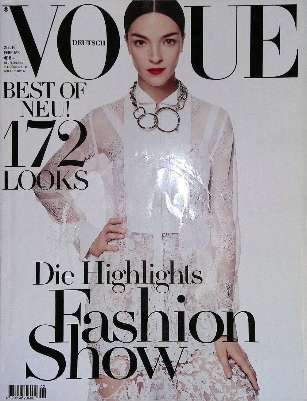 Vogue Magazin Deutschland 2016-02 Mariacarla Boscono