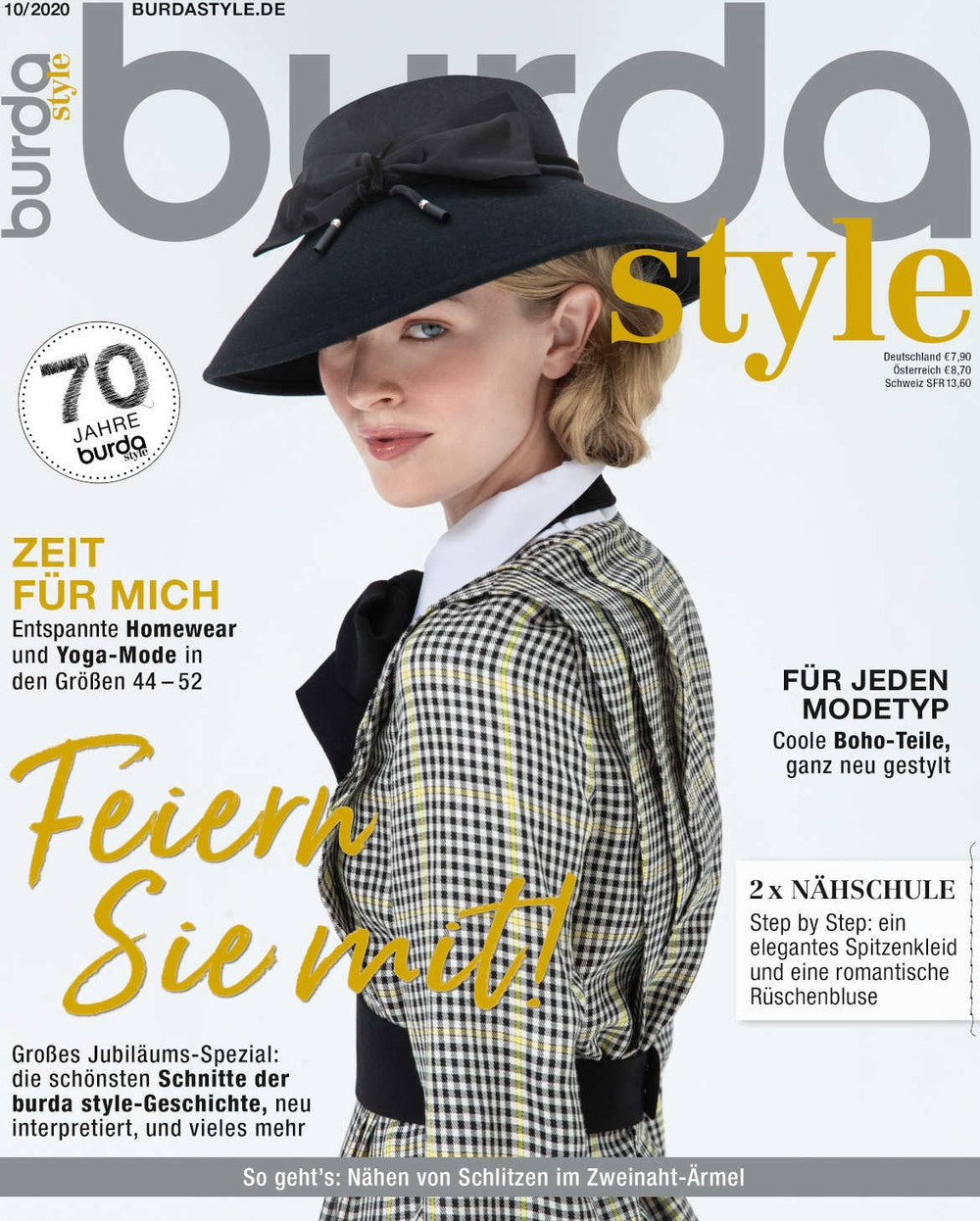 Burda Style Magazin Deutschland 2020-10 Schnittmuster Mode Homewear