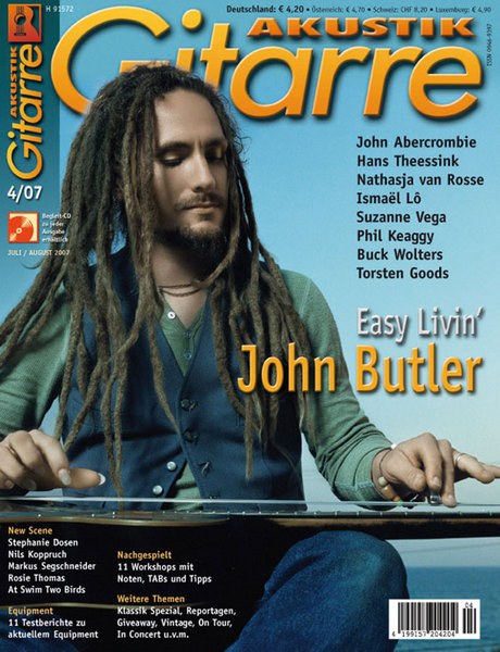 Akustik Gitarre Magazin Deutschland 2007-04 John Abercombie Hans Theessink Natasja Van Rosse Ismaël Lö Suzanne Vega