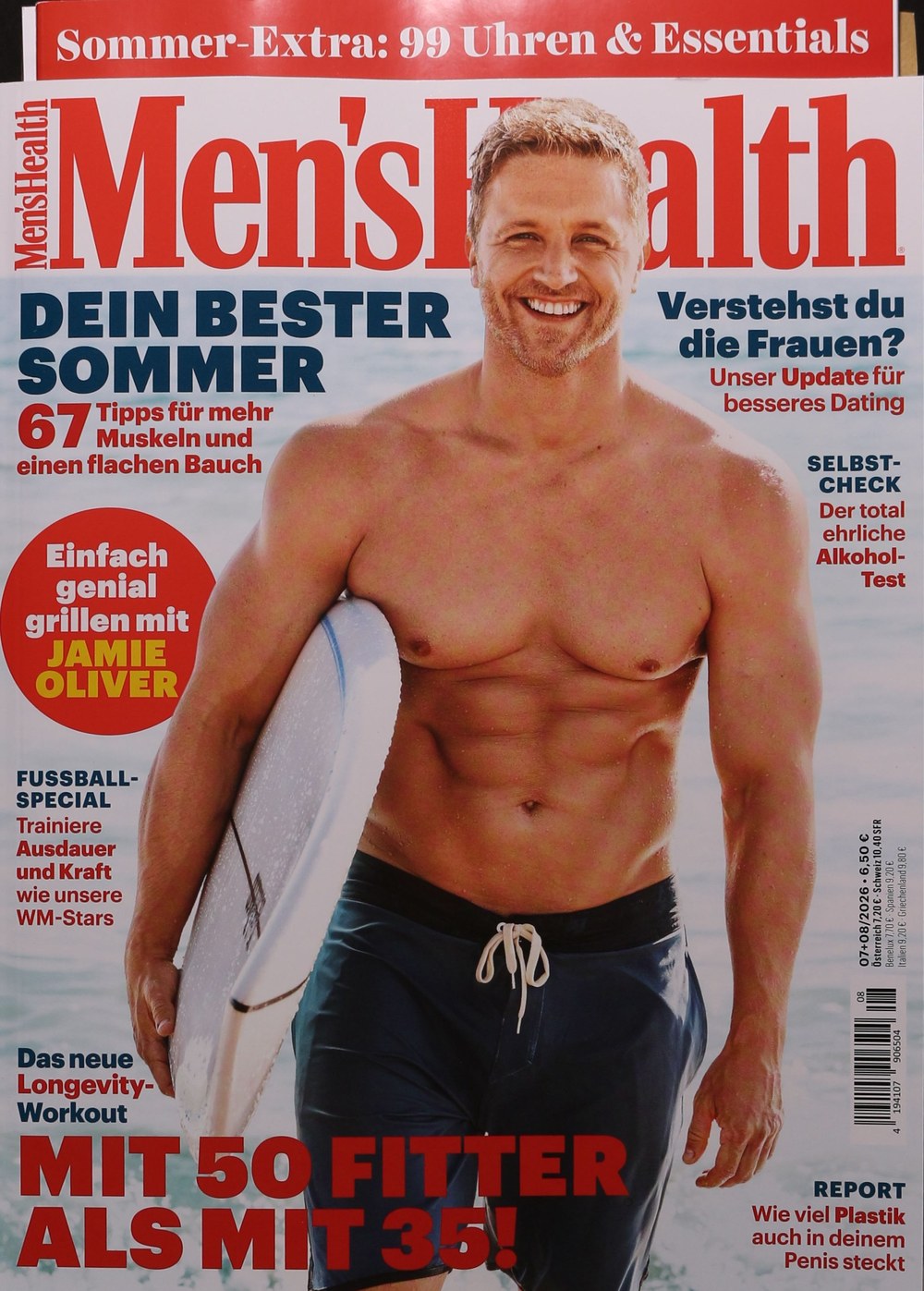 Mens Health Magazin Deutschland 2026-08 Jamie Oliver