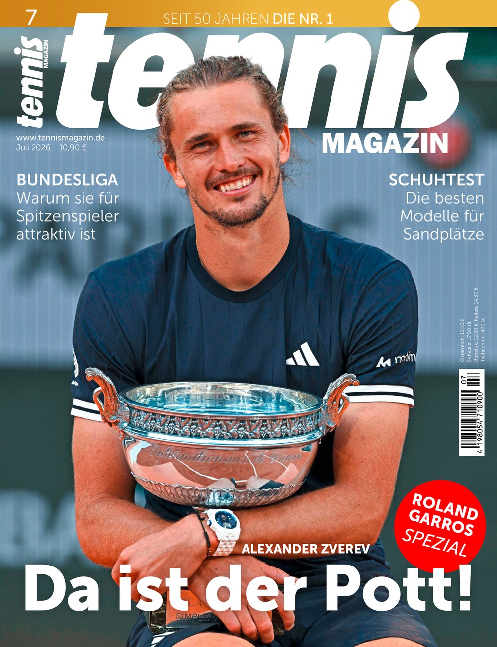 Tennis Magazin Deutschland 2026-07 Alexander Zverev
