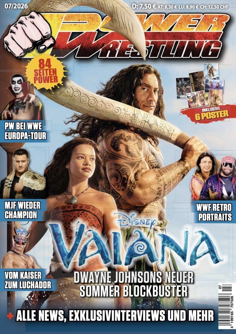 Power Wrestling Magazin Deutschland 2026-07 Dwayne Johnson MJF