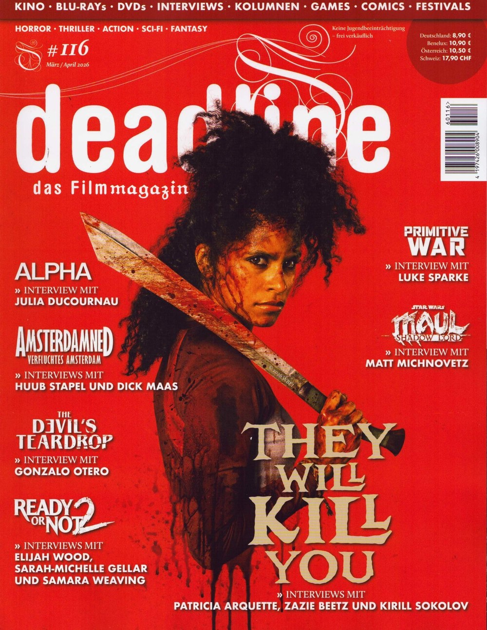 Deadline Magazin Deutschland 2026-116 Zazie Beetz Patricia Arquette Kirill Sokolov Julia Ducournau Huub Stapel