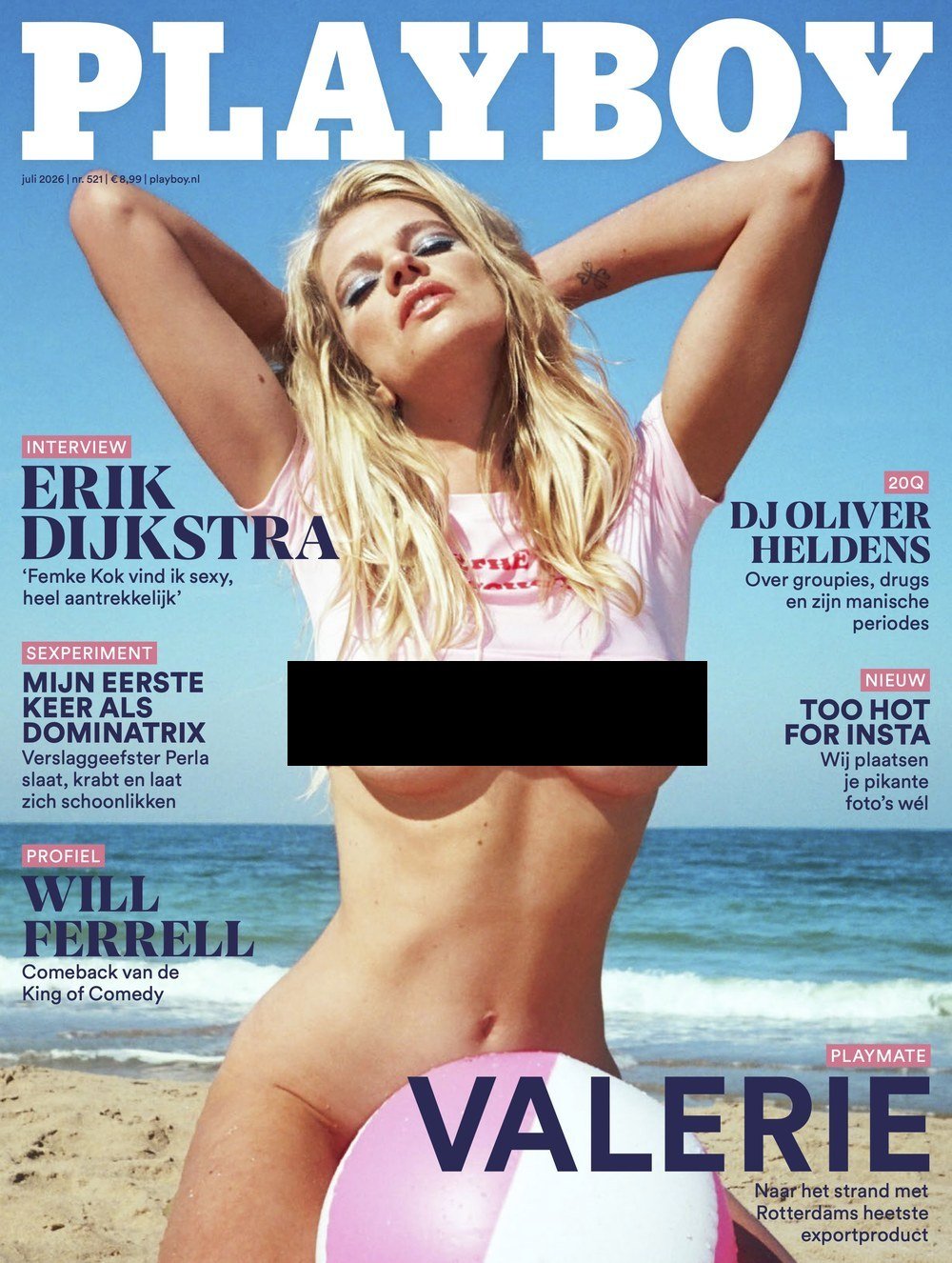 Playboy Magazin Niederlande 2026-07 Lebensstil Interview Musik