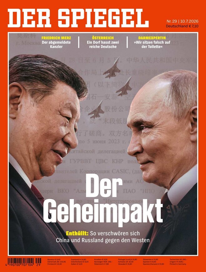 Der Spiegel Magazin Deutschland 2026-29 Xi Jinping Vladimir Putin Friedrich Merz