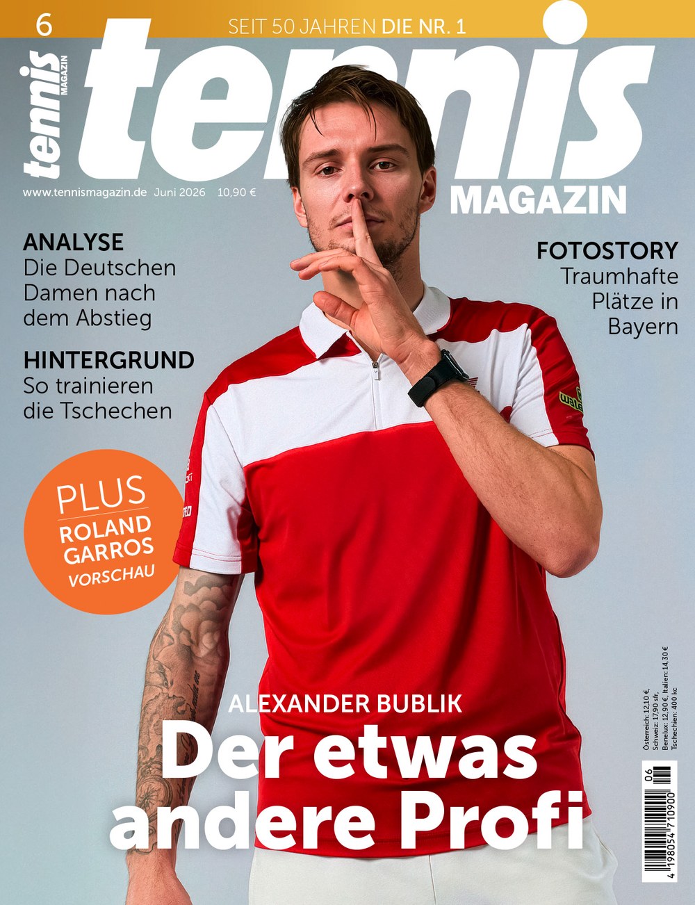 Tennis Magazin Deutschland 2026-06 Alexander Bublik