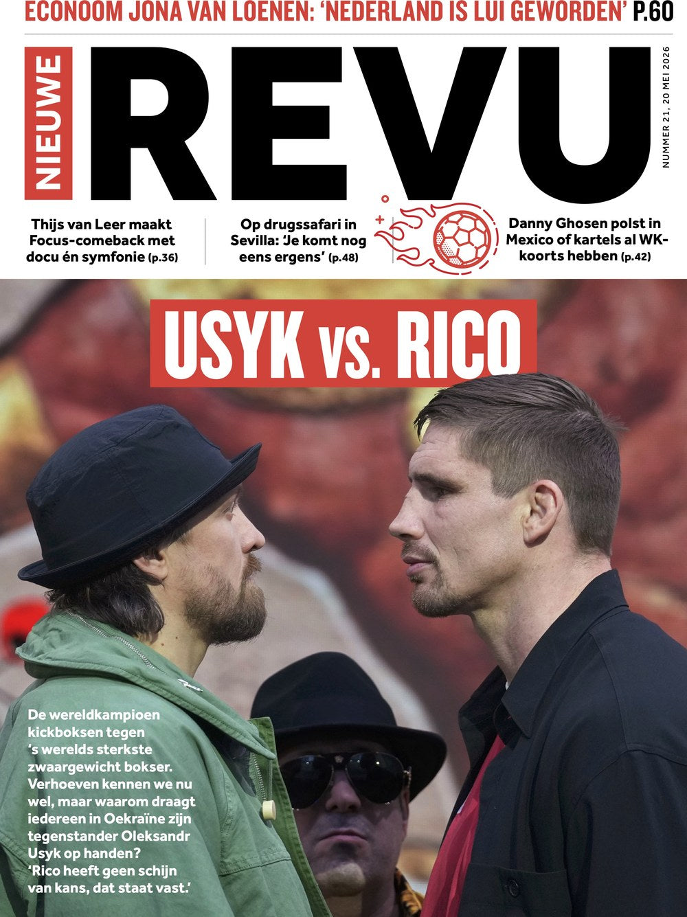 Nieuwe Revu Magazin Niederlande 2026-21 Oleksandr Usyk Rico Verhoeven Thijs Van Leer Danny Ghosen Jona Van Loenen