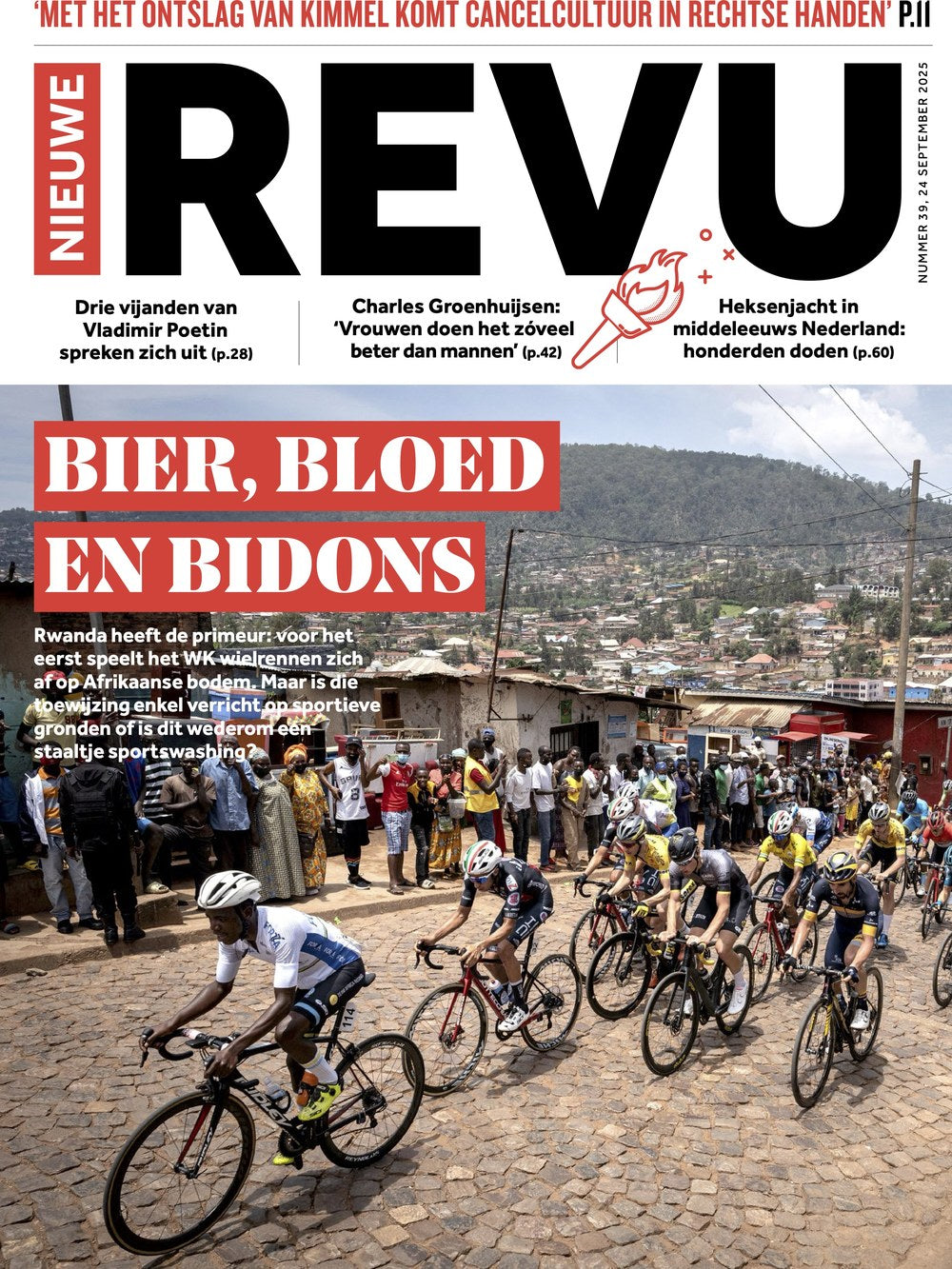 Nieuwe Revu Magazin Niederlande 2025-39 Vladimir Putin Charles Groenhuijsen Jimmy Kimmel