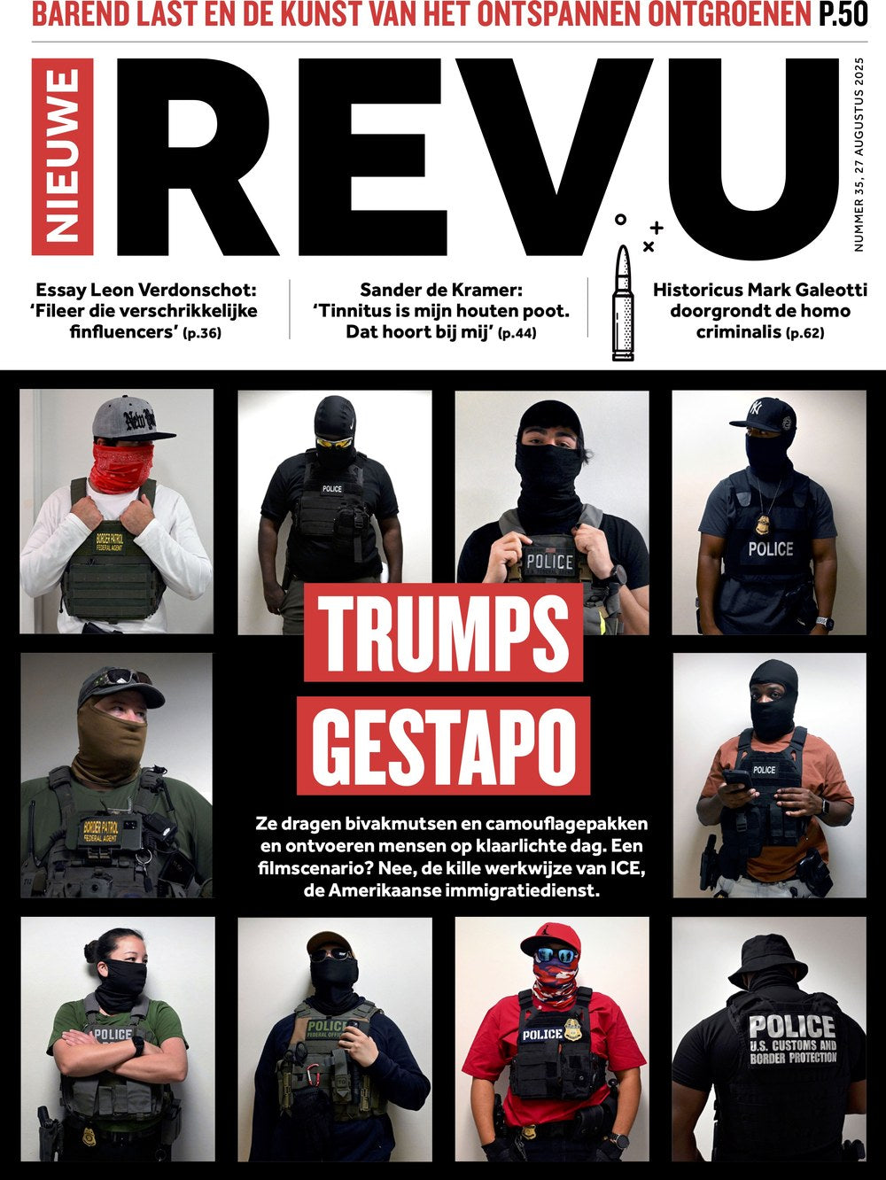 Nieuwe Revu Magazin Niederlande 2025-35 Leon Verdonschot Sander De Kramer Mark Galeotti Barend Last