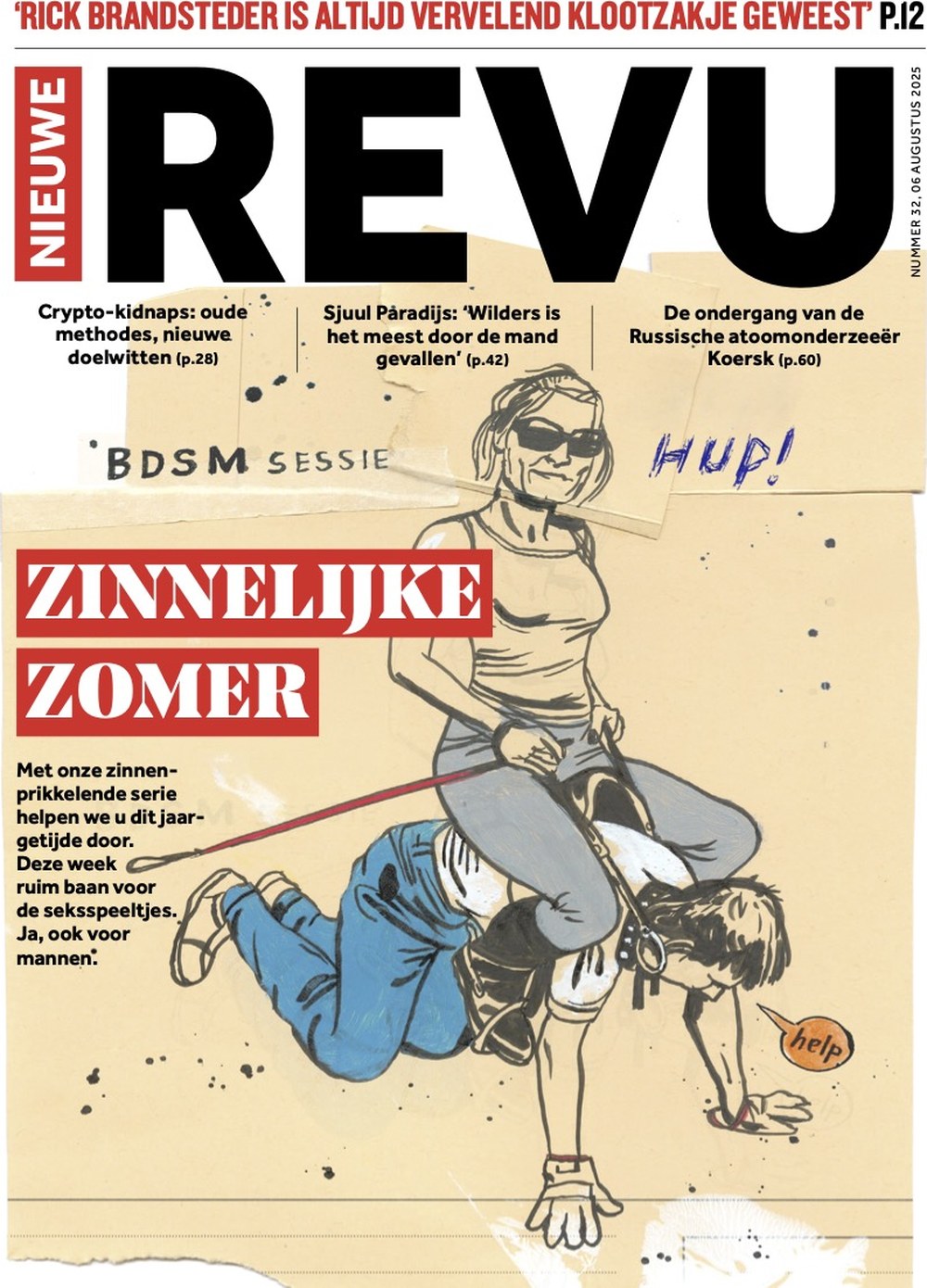 Nieuwe Revu Magazin Niederlande 2025-32 Rick Brandsteder Geert Wilders Sjuul Paradijs