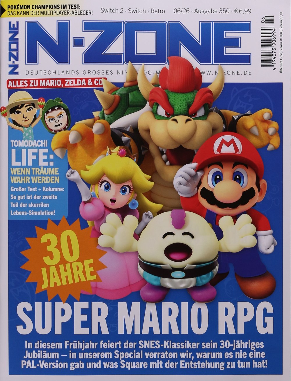 N-Zone Magazin Deutschland 2026-06 Mario Bowser Princess Peach Mallow Geno