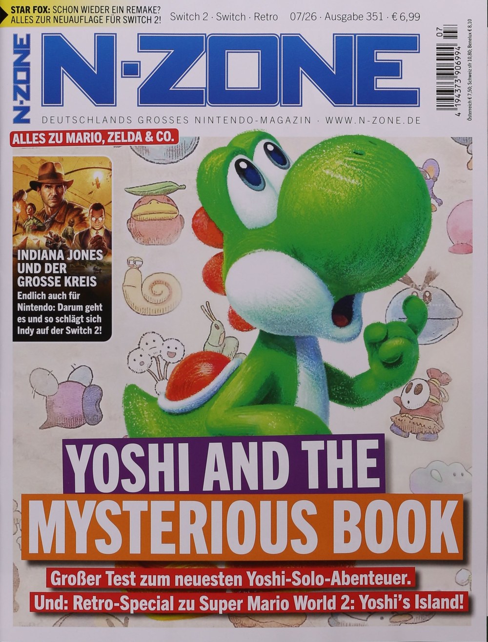 N-Zone Magazin Deutschland 2026-07 Yoshi Indiana Jones