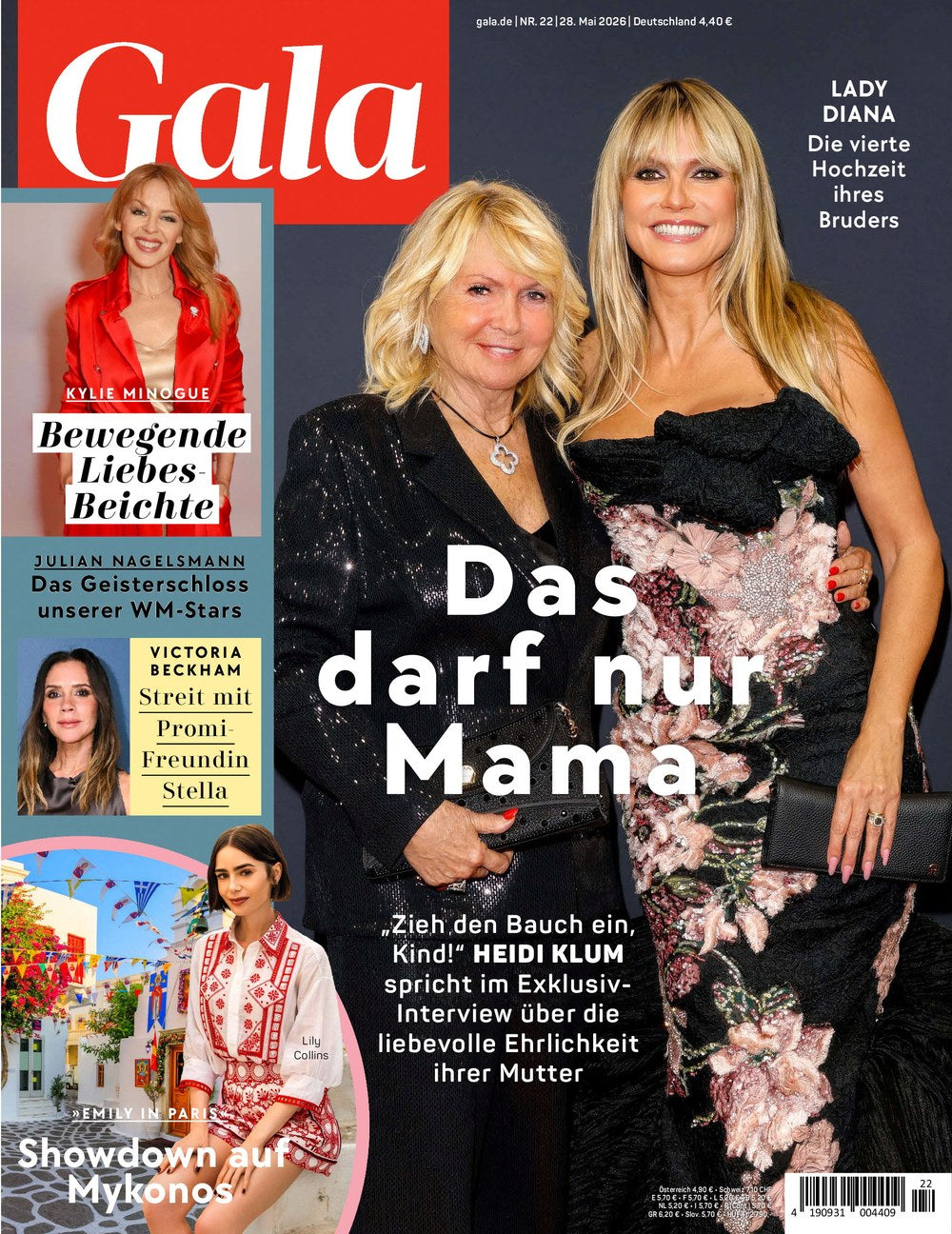 Gala Magazin Deutschland 2026-22 Heidi Klum Erna Klum Kylie Minogue Lily Collins Julian Nagelsmann