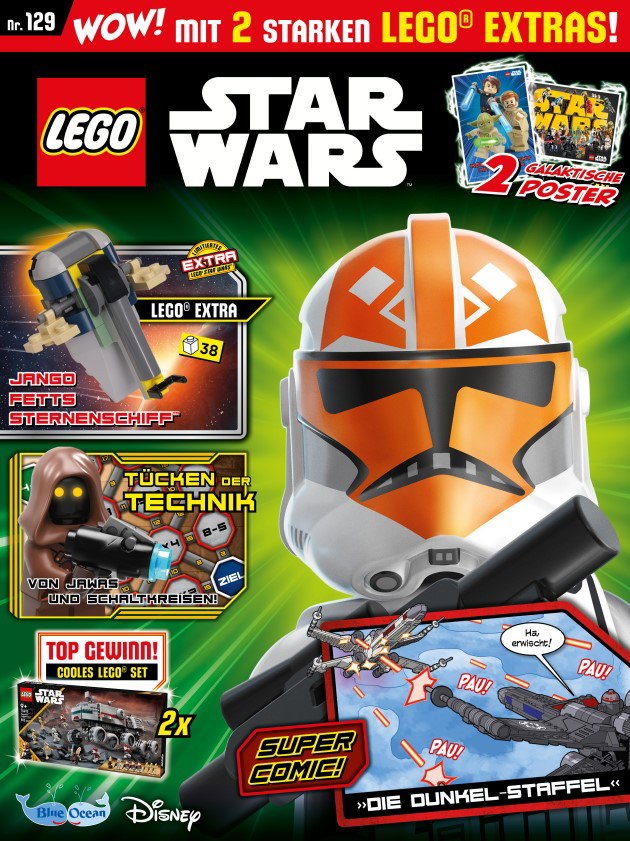 Lego Star Wars Magazin Deutschland 2025-129 LEGO Star Wars Star Wars Clone Troopers Jango Fett's Starship